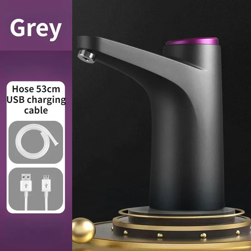 Bomba Dispensadora USB Recargable para Bidón de agua.