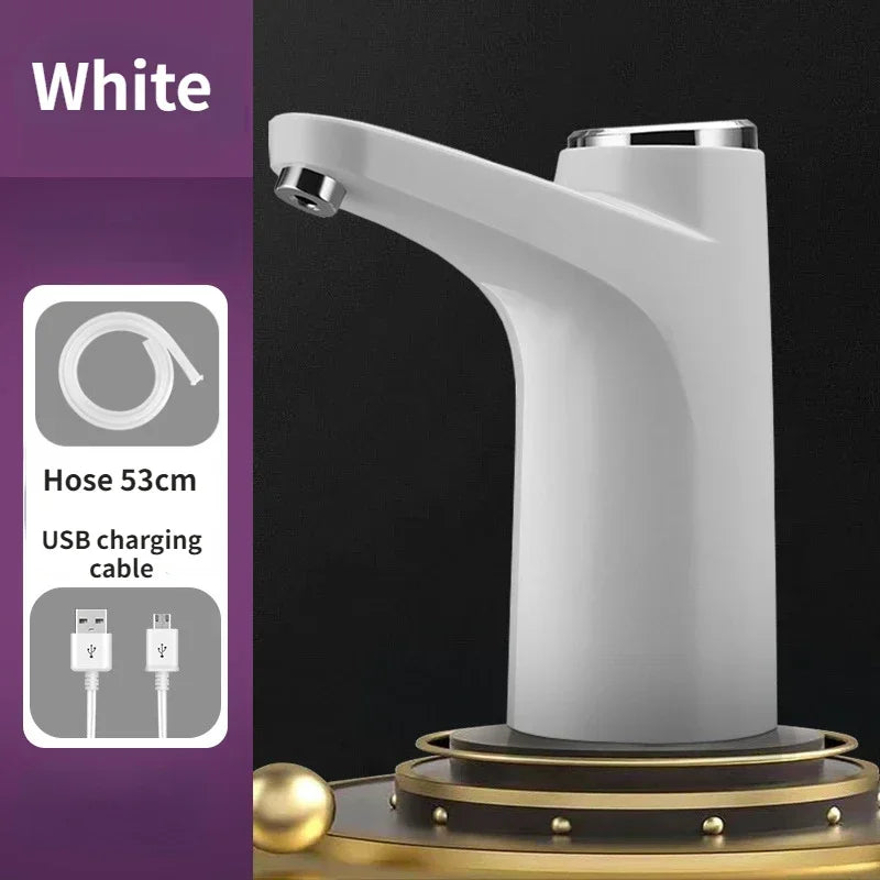 Bomba Dispensadora USB Recargable para Bidón de agua.