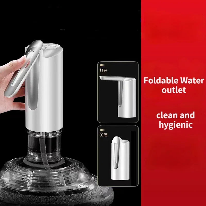Bomba Dispensadora USB Recargable para Bidón de agua.
