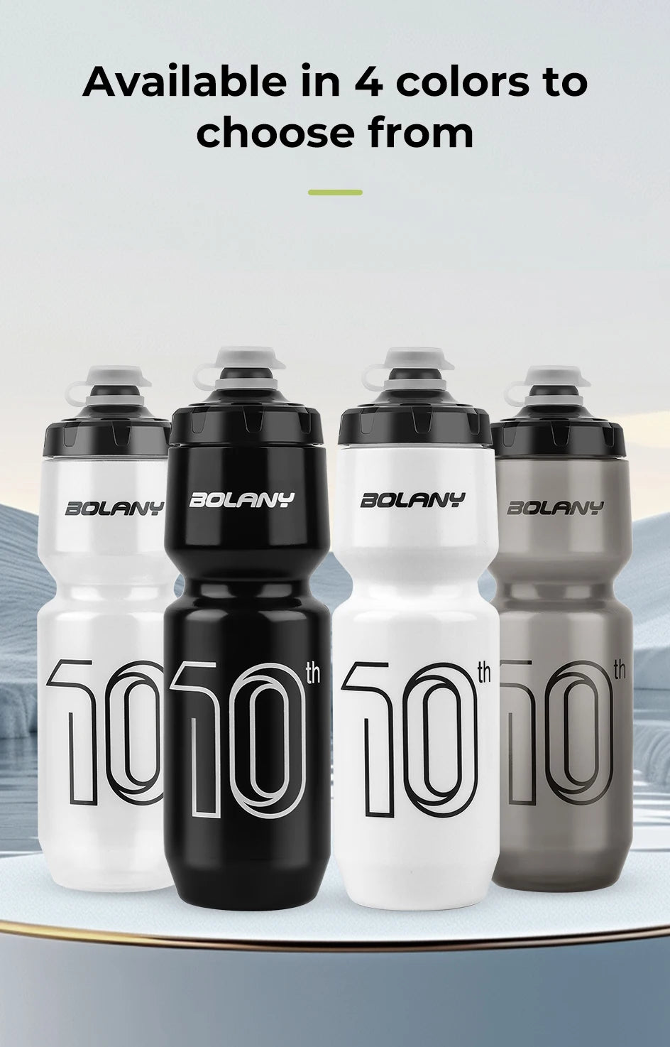 Botella Deportiva BOLANY 750ml Antifugas.
