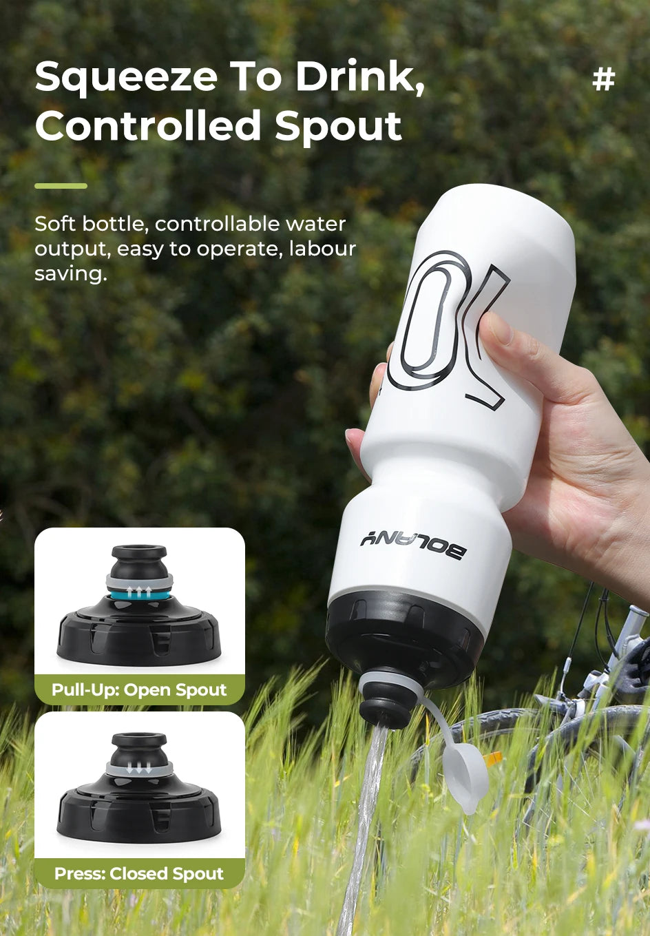 Botella Deportiva BOLANY 750ml Antifugas.